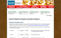 C�lculo finiquito online - Empleo